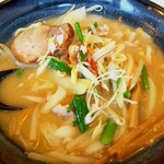 ラーメン 蔵王桃花 - 野菜味噌   
撮る前に崩しちゃった～店主殿かたじけない(> < ;) 