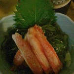 岸田屋 - ズワイカニ酢の物500円