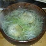 岸田屋 - いわしつみれ吸い物350円