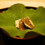 霞町 やまがみ - ☆蒸し鮑 肝ソース!(^^)!☆