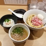 らぁ麺 鳳仙花 - 特製つけ麺＋金目鯛茶漬け