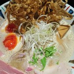鶏Soba 座銀 - 煮干し吟醸nigori+燻製味タマ♪