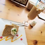 BISTRO MANMA  Le LIEN - ﾙﾘｱﾝ特製ﾋﾞ-ﾌｶﾚ-ｾｯﾄﾌﾟﾚ-ﾄ1,706円☆ﾄﾞﾘﾝｸはｱｲｽｶﾌｪｵﾚ、ﾃﾞｻﾞ-ﾄは紅茶の生ｼﾌｫﾝ☆8/6