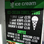 Over Langshaw Ice Cream - メニュー