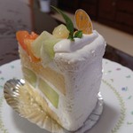 美園菓子司  - メロンのショートケーキ
