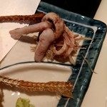 うなぎ 魚政 - 骨せんべいとうな肝