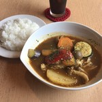 Kohi Koubou Kashiwa Oka - 柏丘スープカレーセット激辛いただきました。