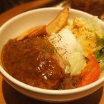 エニータイム - カレーロコモコ丼