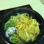 サムズ - かき揚げ天ぷらうどん（温）