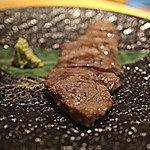 京のむすびめ - 牛もも肉の昆布〆ステーキ