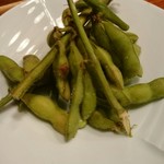 鳥ダイニング 大木家 - 枝つきなのが嬉しい枝豆