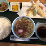 めん処すぎ - 天ぷら定食（1000円）