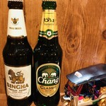 Tairyouri to muyamu kun - タイのビール♪（シンハビールとチャンビール）