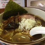 藤原らーめん店・カレー店 - 【限定】藤原にぼしラーメン、またにしても椎茸入ってました♫꒰･‿･๑꒱