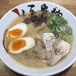 三豊麺 - 白味玉とんこつ三豊麺♪