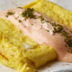 Mentaiko cheese fried egg