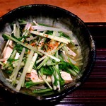 Nishiazabu Kikuchi - 水菜と豆腐