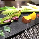 レストラン バカール - 左手前の「サルシフィ」に注目！