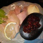 愉快酒場 - 食べる辣油で蒸し鶏