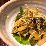 かしわや 泰 美酒佳鶏 - 裏番長・わさび菜