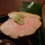 料理ふじ味 - 先付UP：鴨ロース