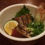 料理ふじ味 - 鰹のタタキ