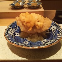 たきや - ◎喉黒天+山口赤雲丹載、玉葱敷