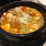 麦庵 - 海鮮ズンドゥブ ボリューム満点