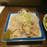 Motsuyaki Butahoshi - ★もつ煮 350円 塩ベースのためイマイチ！もつ煮は味噌だろ！