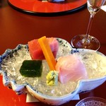 東京 芝 とうふ屋うかい - お造り