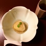 東京 芝 とうふ屋うかい - いちじく 白ワインのジュレ