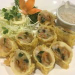 中華料理　大福園 - 特製海老春巻き