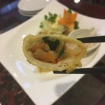 中華料理　大福園 - 特製海老春巻き