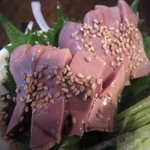 丈ちゃん - レバーの刺身アップ