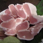 丈ちゃん - ささみの刺身アップ