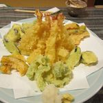 遊膳ききつ - 天婦羅盛り合わせ