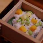 一風庵 - 米（こめ）の飯（いひ）、東埔塞瓜（かぼちや）＋薩摩芋（さつまいも）