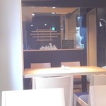 うさぎや - 打ち場から厨房方面