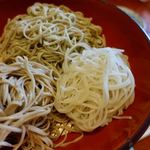 きさく - 三色そば　1600円