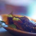 川柳 - 神通川（じんづふがは）鰍（かくぶつ）鹽燒（しほやき）