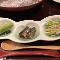 加賀屋 名古屋店 - 小鉢三種盛り