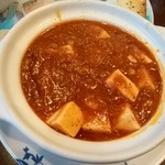 Bamiyan - 山椒とラー油のビリッシビから赤麻婆豆腐+餃子・ごはんセット