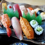 かづよし - 「Ａランチ」の寿司