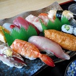 かづよし - 「Ａランチ」の寿司