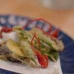 徳山鮓 - 手長蝦（てながえび）天麩羅（てんぷら）