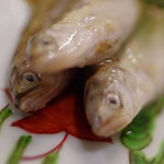 徳山鮓 - 稚鮎（ちあゆ）酢物（すのもの）　【擴大圖（かくだいづ）】