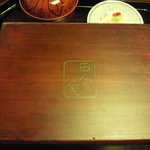 黒崎 田舎庵 日日屋 - せいろ蒸しには肝吸いと大根の甘酢漬けが付いてます。