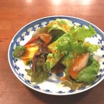 ブリコラージュ ブレッド アンド カンパニー ダイニング・カフェ - トマトジンジャーのドレッシングになりました♪　コクありすっきりおいしい～。(^ー^)　20180809