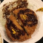 廻船呑屋 - ビーフメンチカツ定食750円