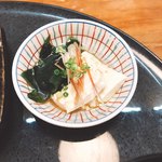 旬の美味 味楽や - 小鉢は湯豆腐風(^^)